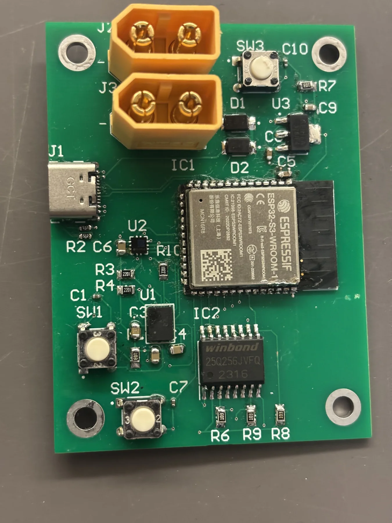 Assembled Starflower avionics PCB