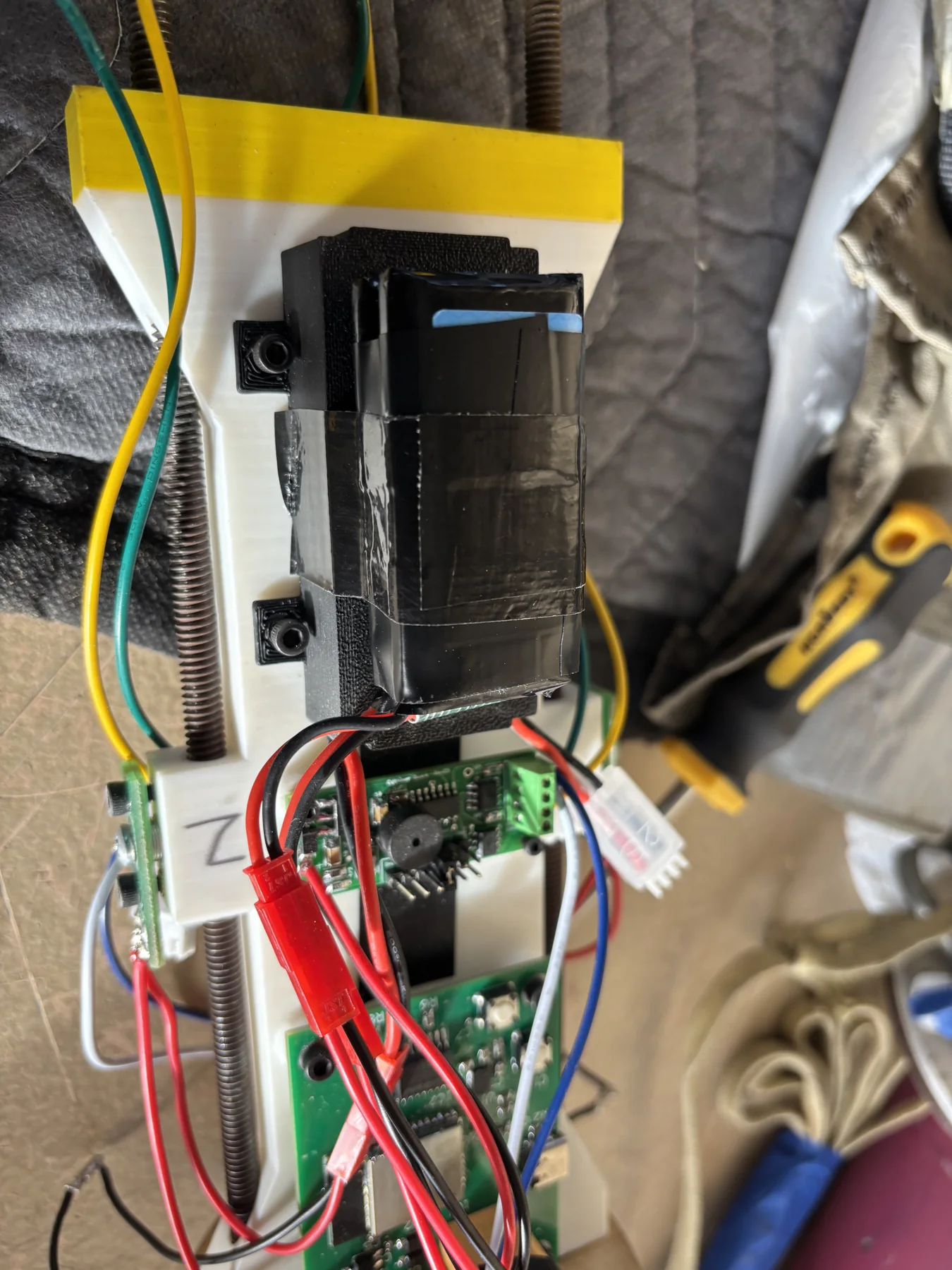 Avionics PCB mounted in the av bay