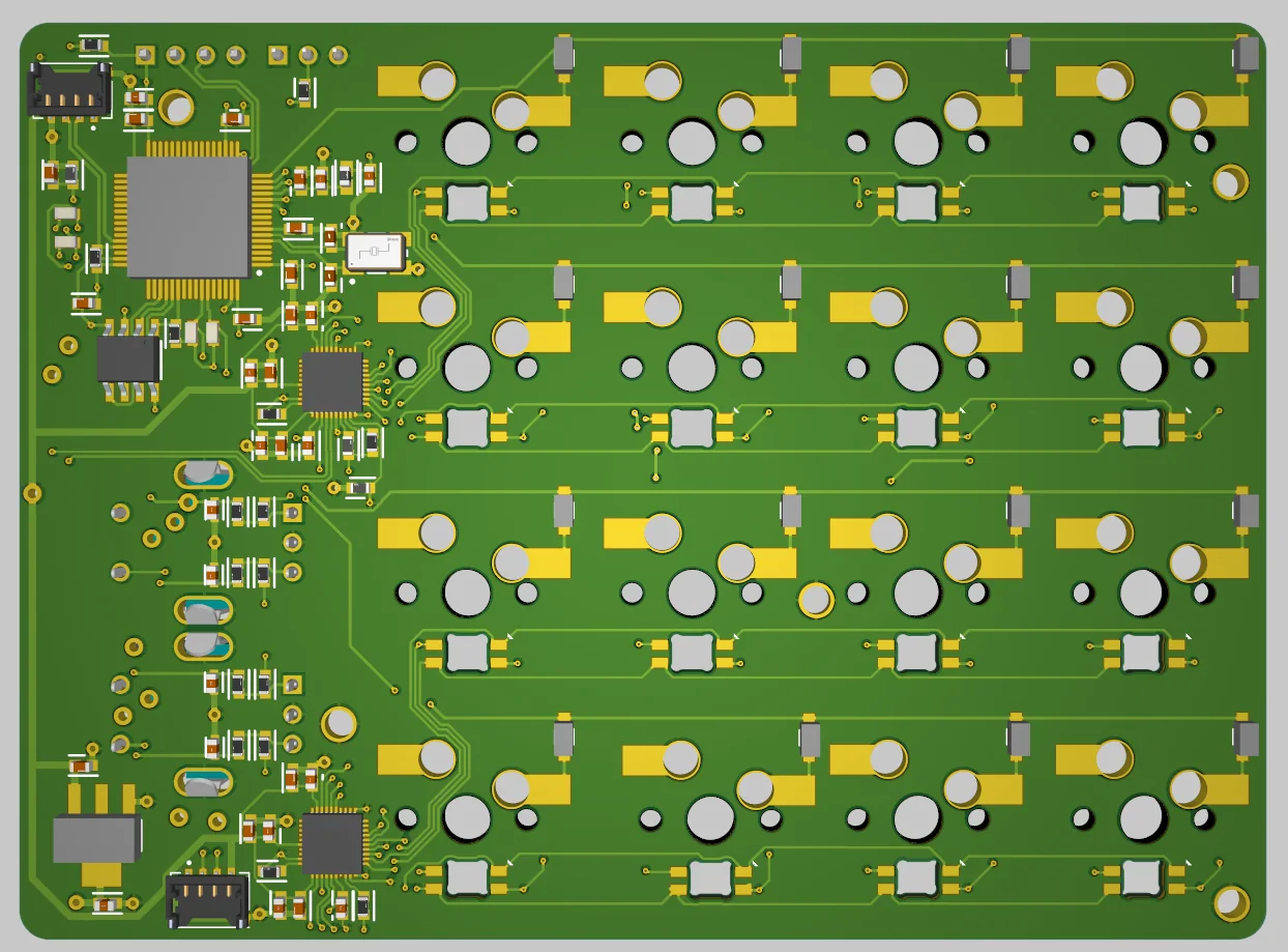 PCB render